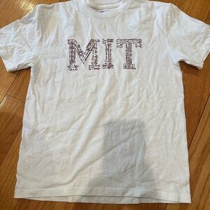 Champion White Short Sleeve Tee with MIT Design